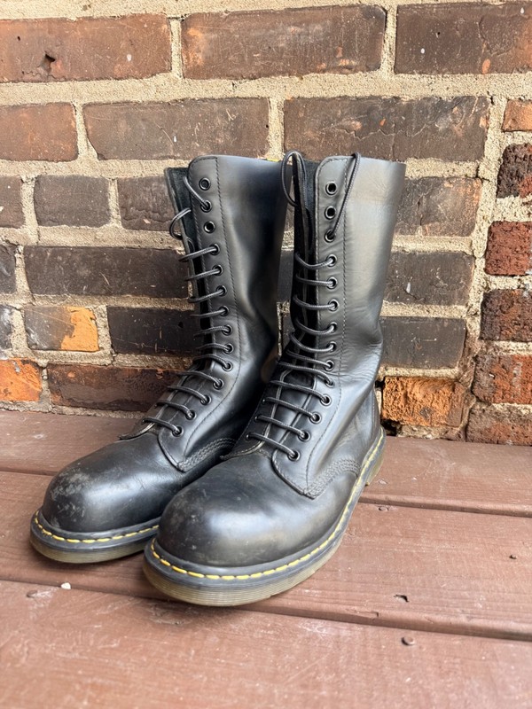 Dr. Martens Steel Toe US 10 boots 14-eye 1940 airwair crust punk skinhead 1919 gallery