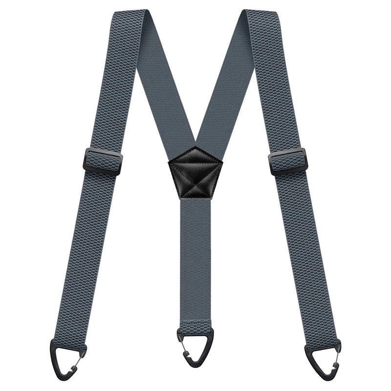 Suspenders for Men Heavy Duty, X Shape Back Hidden Suspender 3 Snap Loop Clips gallery
