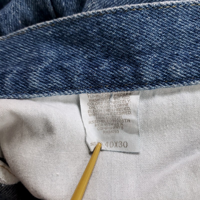 Vintage 90s Lee Genuine Jeans Relaxed Tapered Mens 40 (Fits 39)x30 Work Casual gallery
