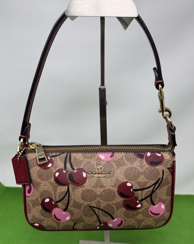 COACH NOLITA 19 CHERRY PRINT SHOULDER PURSE BAG