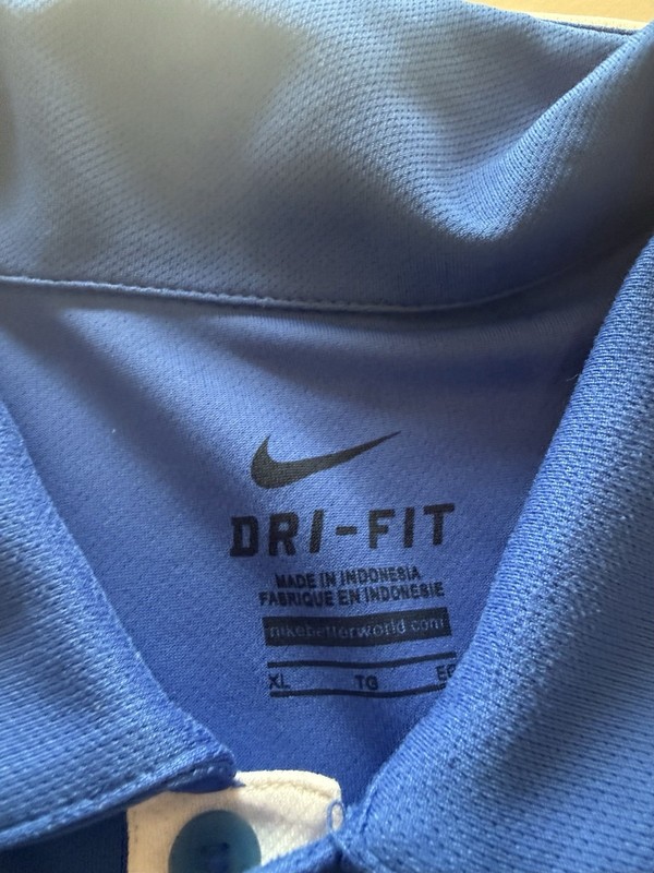 Men's Nike Polo Royal Blue With White Trim and Creighton Logo gallery
