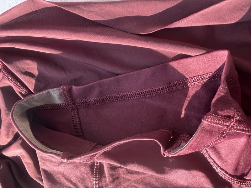 Lululemon Lost In Pace Skirt 6 Tall Dark Adobe 14.75” Long Skort Tennis/Running gallery