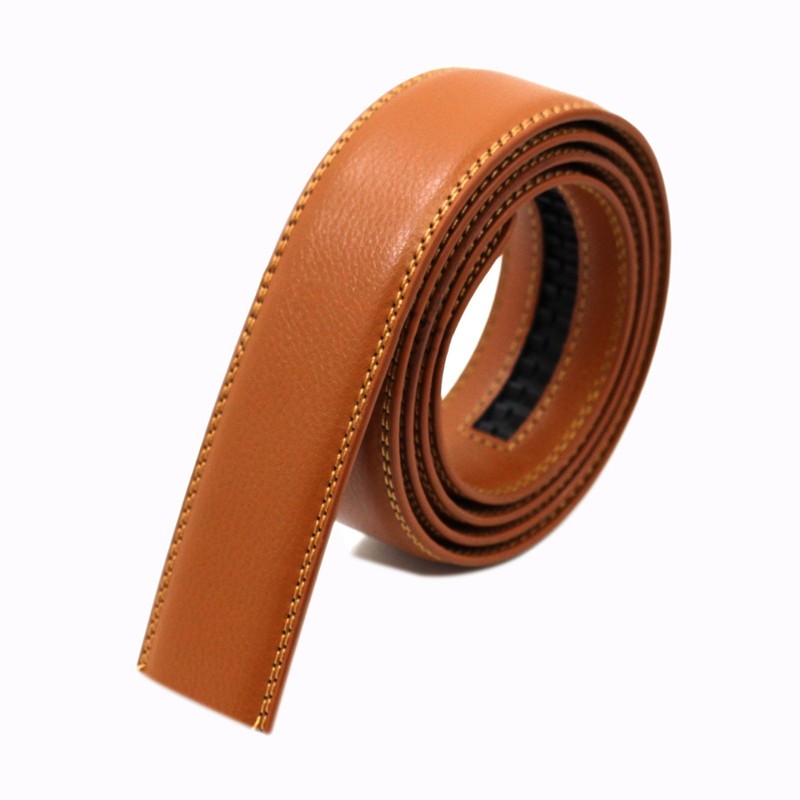 Lot Genuine Leather Mens Ratchet Belt Belts For Men Adjustable Automatic Buckle gallery
