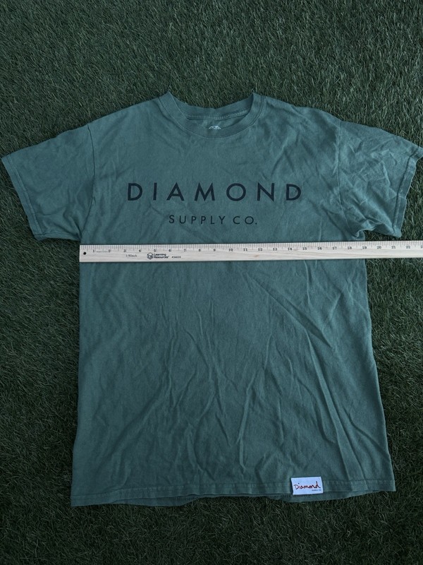 Men's Diamond Supply Co T-Shirt Green Size Medium gallery