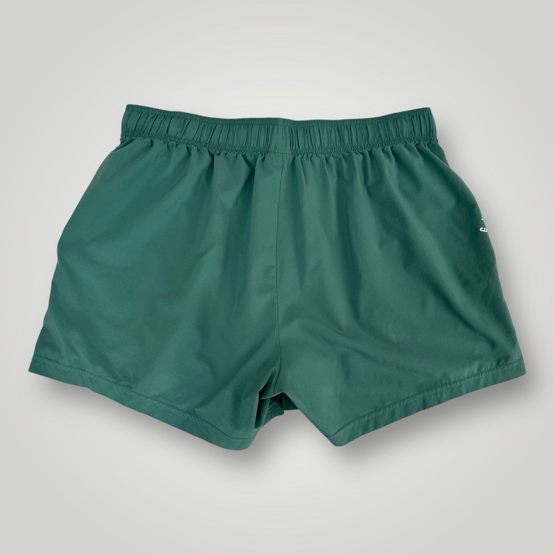 Gymshark A2A8K Shorts Mens 3XL Green Drawstring Activewear Zip Pocket 5 Inch gallery