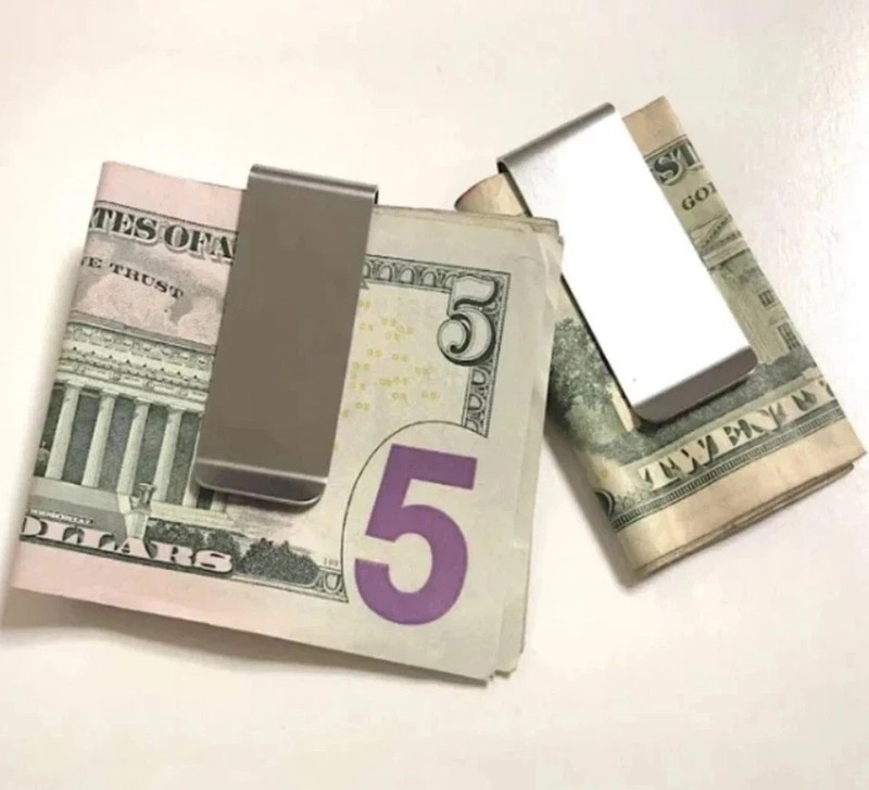 1Pc Stainless Steel Metal Money Clip Creative Banknote Clip Belt Clip Personalit gallery