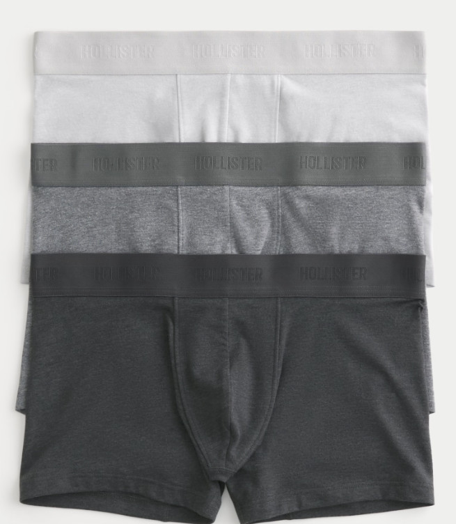 Hollister with Abercrombie & Fitch Classic Length Boxer Brief Size M 3-Pack#J3-3 gallery
