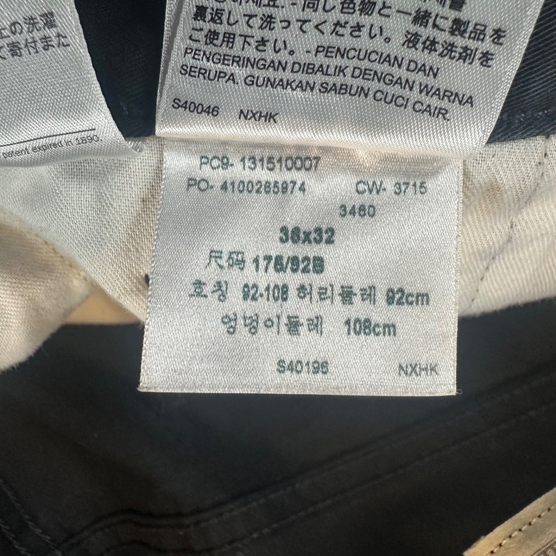 Levis 510 Men's Size 36Wx32L Skinny Fit Chino Pants Gray 100% Cotton Casual gallery