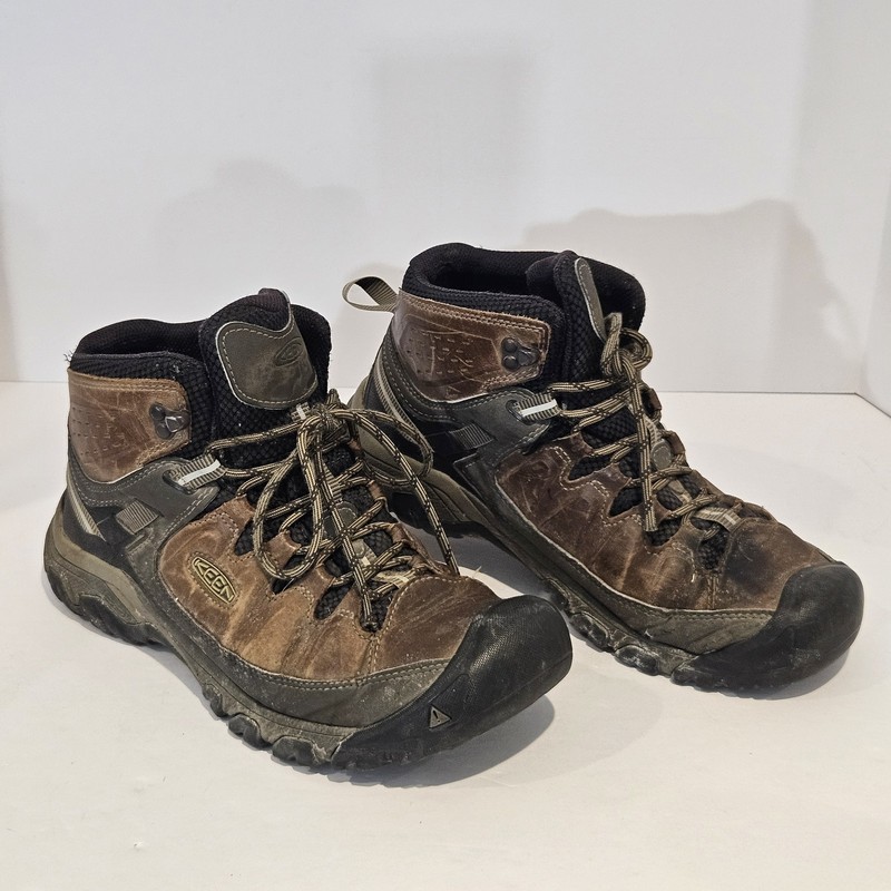 KEEN Targhee III Waterproof Mid Hiking Boots Brown Leather Men’s Size 11