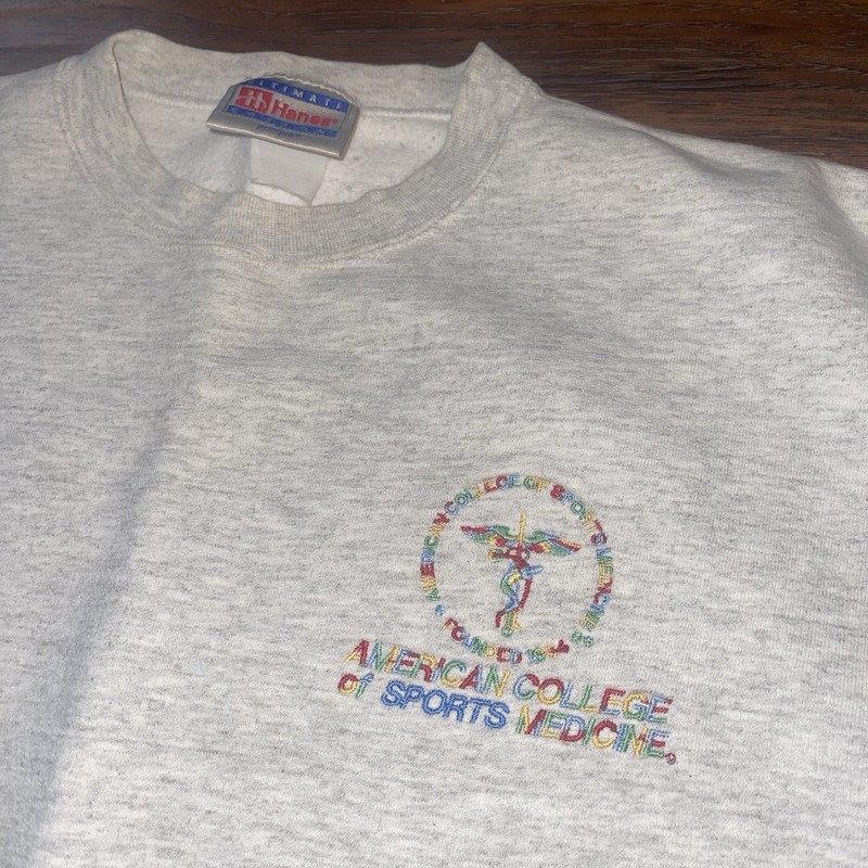 Vintage 90s American College Of Sports Medicine ACSM Crewneck Sweatshirt XL gallery