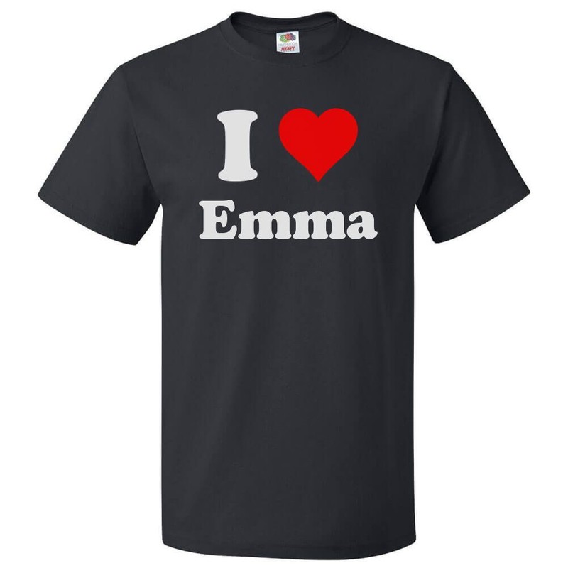 I Love Emma T shirt I Heart Emma Tee