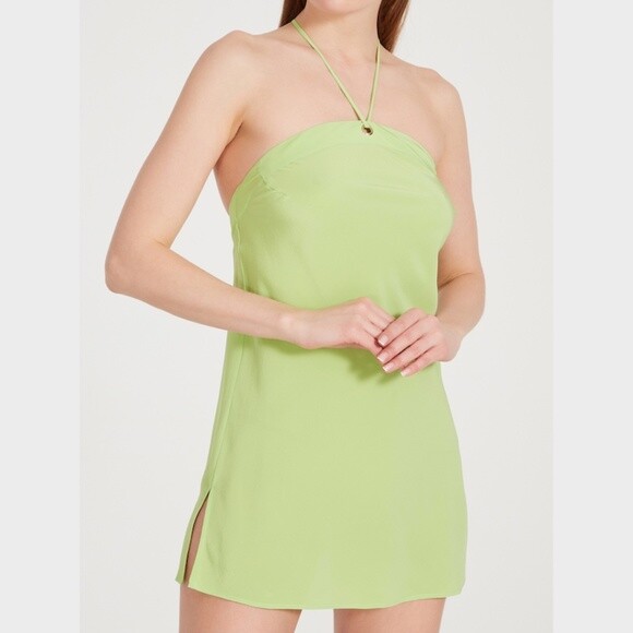 Agent Provocateur CAPRIO Cover-Up Size 14 (XL/5) NWT Green Orig. $385 Silk! [Z1]