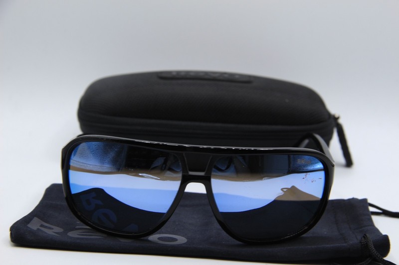 REVO RE 1145ECO 01 HANK BLACK POLARIZED AUTHENTIC FRAMES SUNGLASSES 62-14 gallery