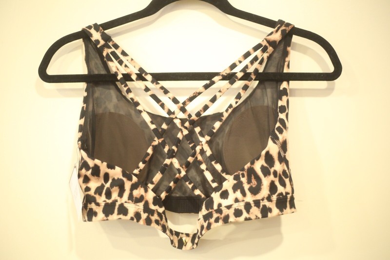 Victoria's Secret Women's Size Large Minimum Support Bralettte Animal Print NEW gallery