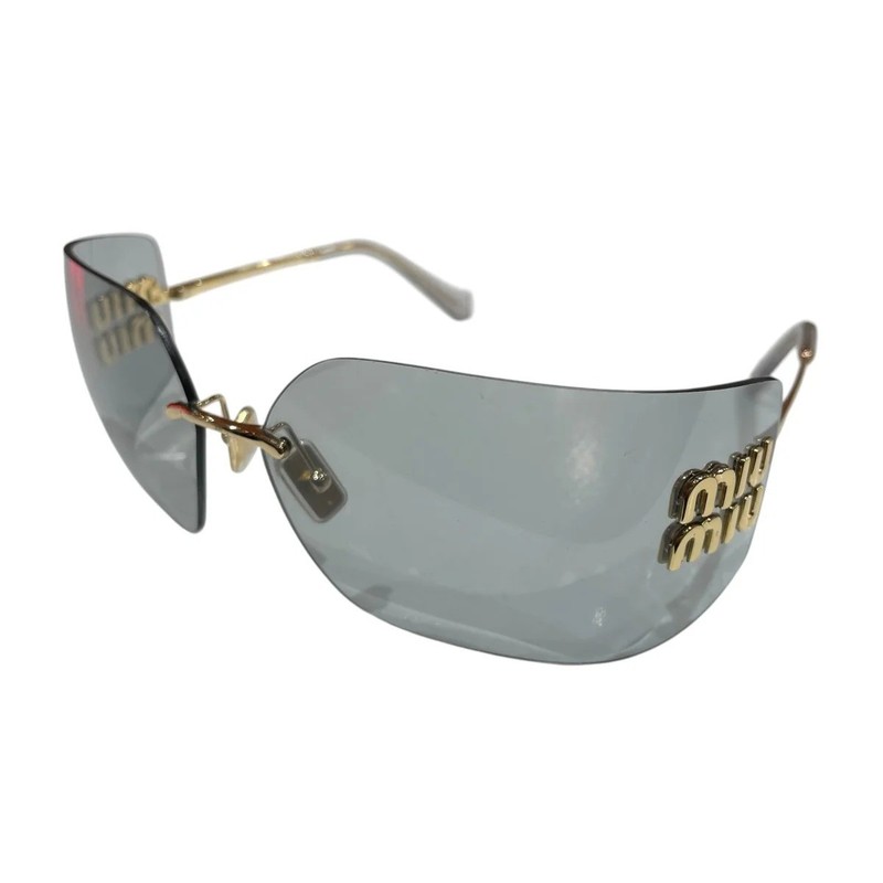 Miu Miu Sunglasses at Dawn MU54YS 5AK06I Gold Used gallery