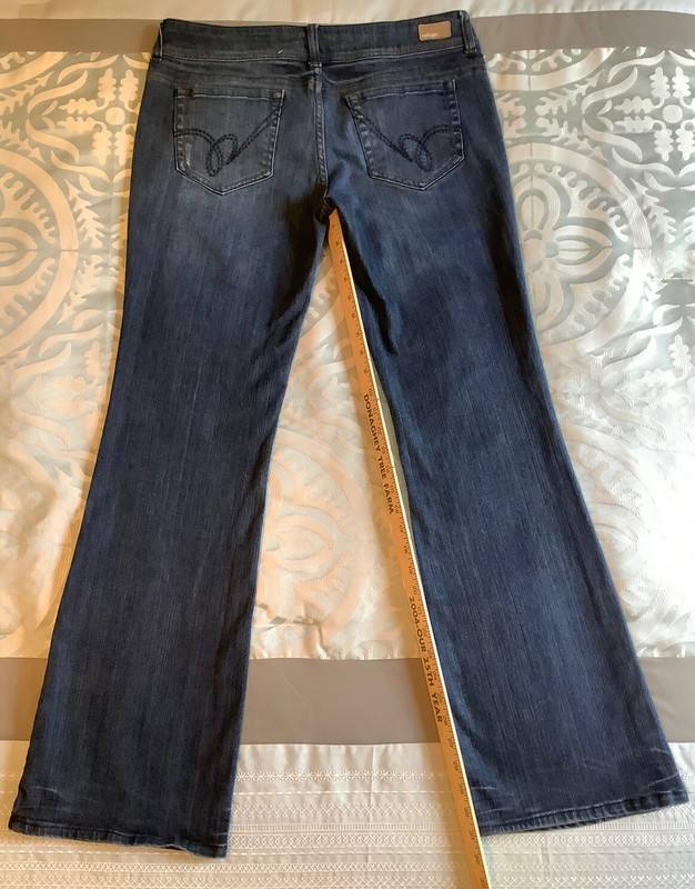 Womens Sz. 13 Long REFUGE BLU Jeans Wst. 33 Insm. 31.5 Fr. Rise 8.5 VGCondition gallery