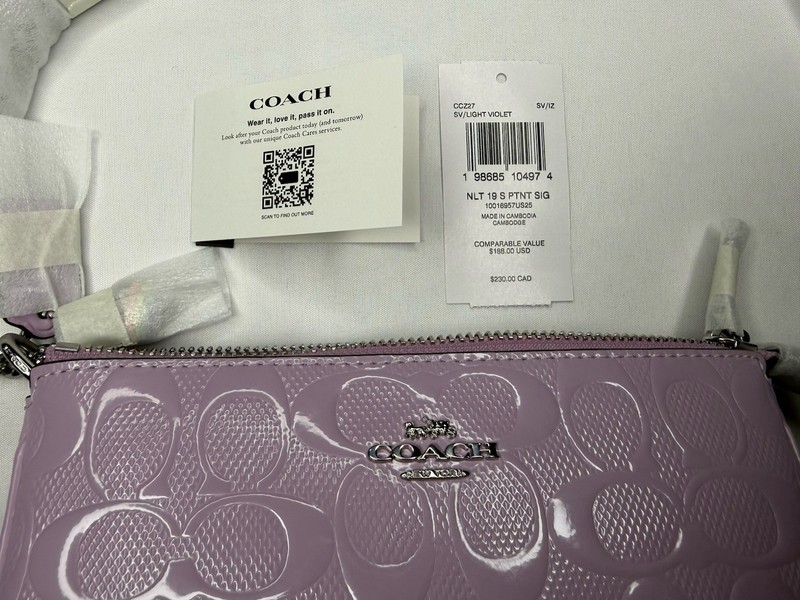 COACH Nolita 19 In Signature Leather With Heart Charm CCZ27 gallery