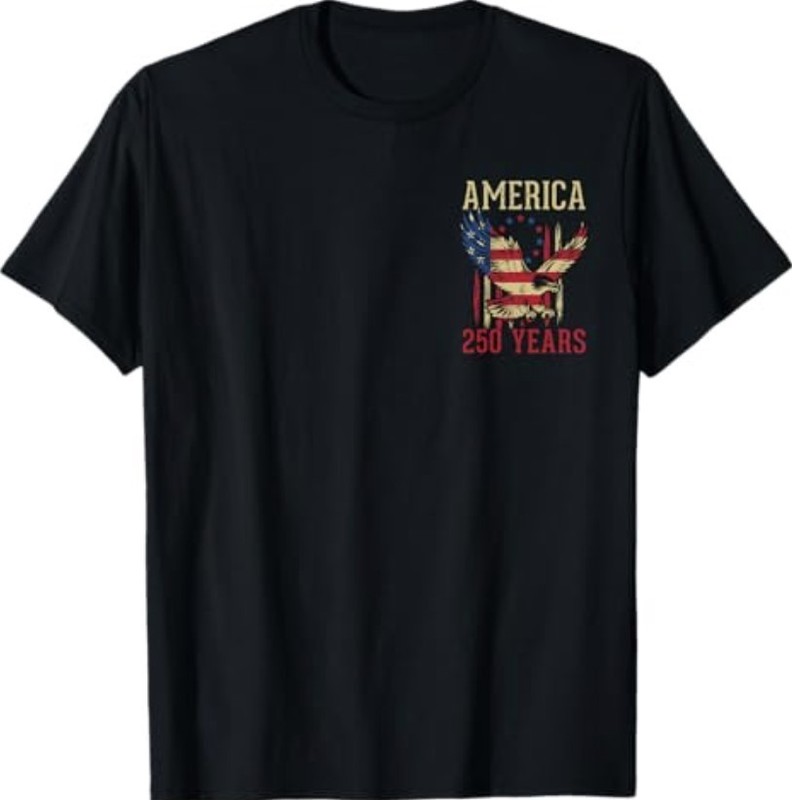 250 Years American 250th Anniversary 1776 4th July T-Shirt