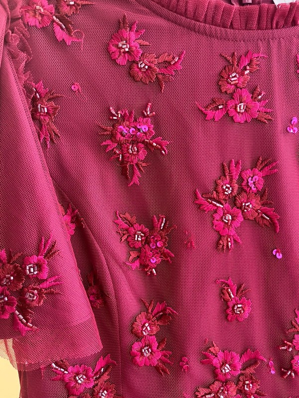 Ivy City Co Anastasia Dress XXS in red gallery