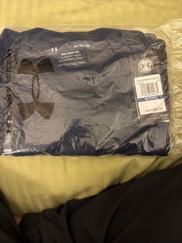 Under Armour Short Sleeve SS T-Shirt Blue LE The Tech Tee XL Heatgear