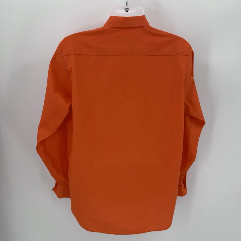 Red Kap Shirt Men’s L Orange SP14OR5 Long Sleeve Button Front Workwear Utility gallery
