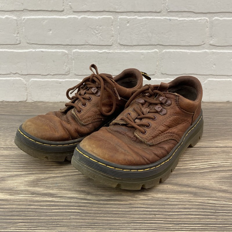 Dr. Martens Reeder AirWair Men’s 10 Brown Leather Lace Up Utility Shoes