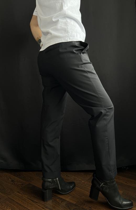 Women Etro trousers black cotton 40/L/48