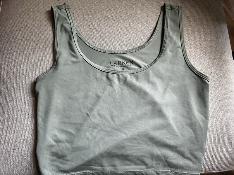 3 Larken X Nursing & Hands-Free Pumping Bras in Sage and Black Size Medium gallery