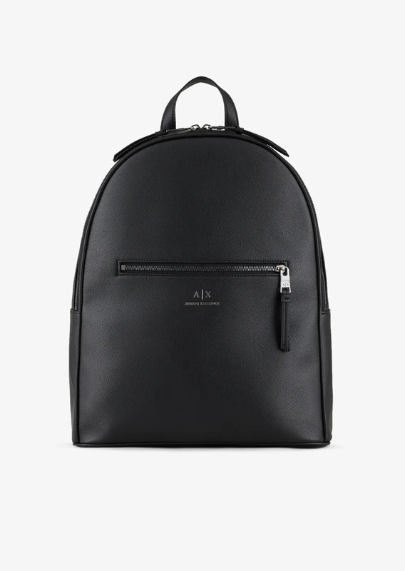 ARMANI EXCHANGE Men’s Zip Up Backpack 952387 CC830 00020 Black