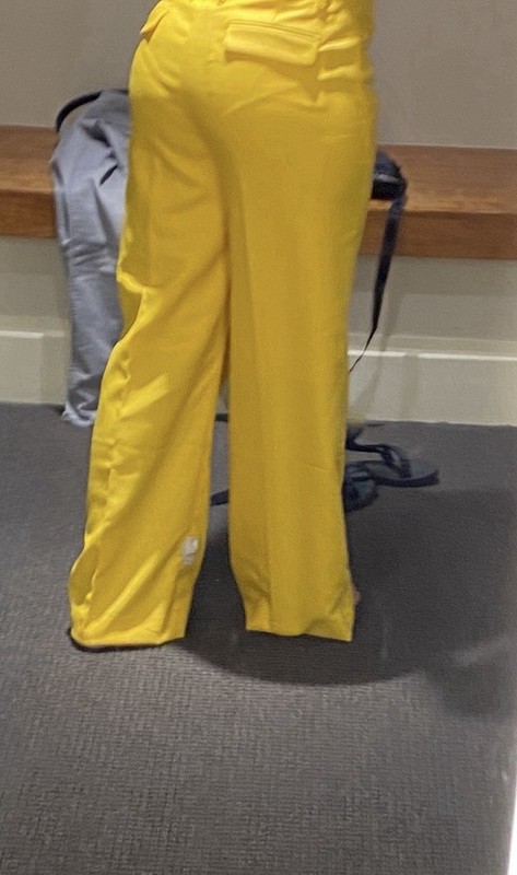 Banana Republic pants suit women yellow Suit gallery