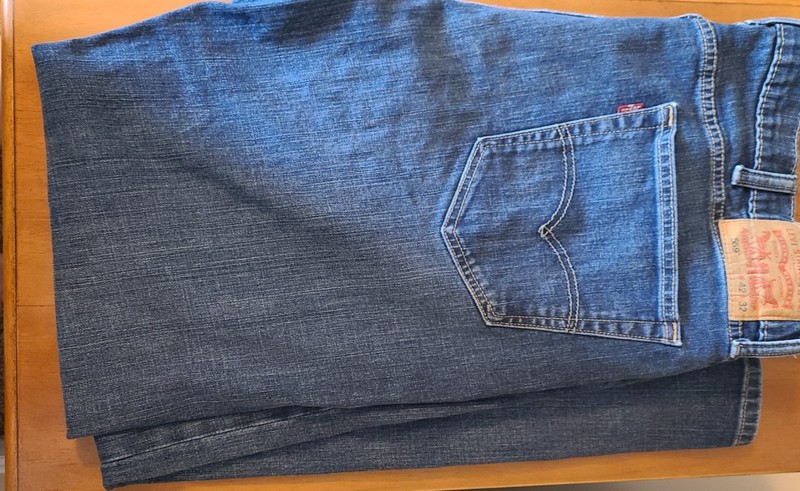 Levis 559 Jeans Mens 42x32 Relaxed Straight Fit Medium Wash gallery