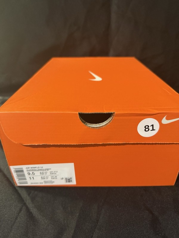 NIB Nike Running Air Winflo 10 Men’s Size 9.5 - Black /Crimson Very Comfortable gallery