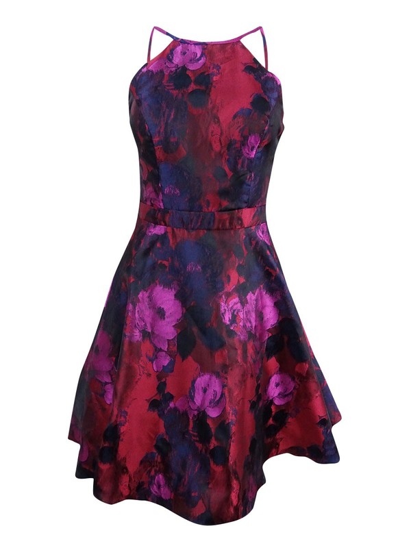 X By Xscape Women’s Floral Brocade Fit & Flare Dress