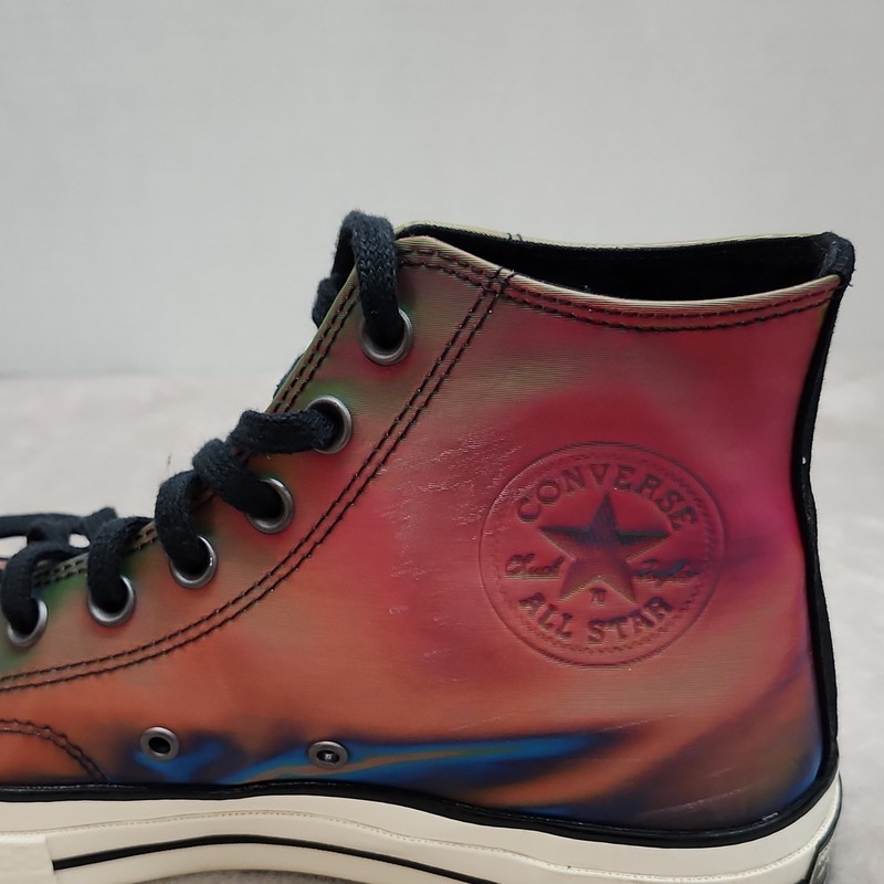 Chuck Taylor Iridescent All Star Converse High Top Size 9 gallery