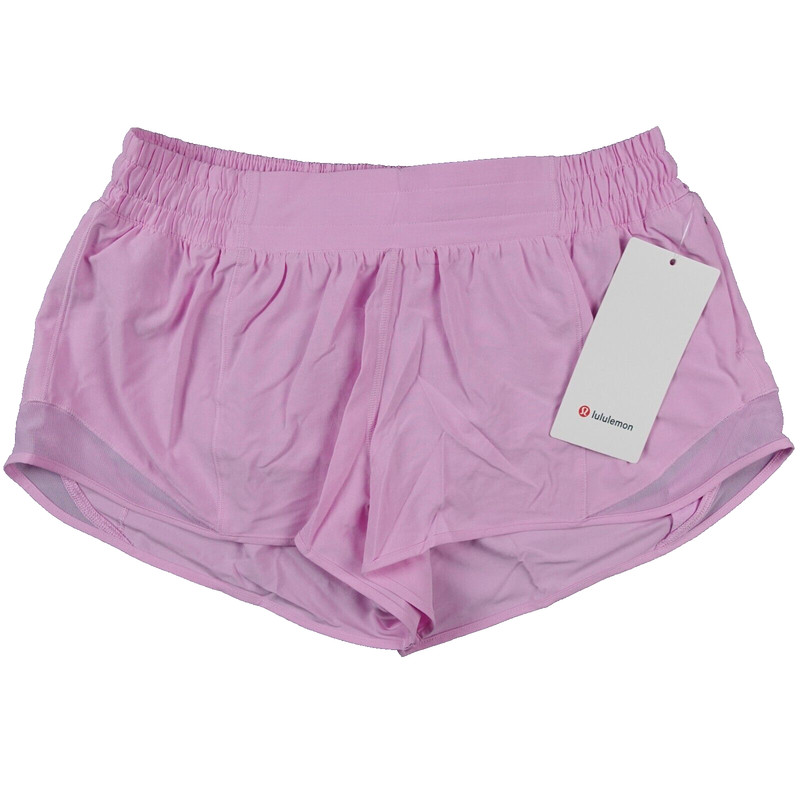 New Lululemon Size 8 Hotty Hot Low Rise LR Lined Short 2.5″ VITP Vita Pink