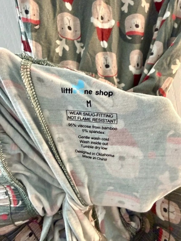 Little One Shop Holiday Bear Pajama Pant Size Medium gallery