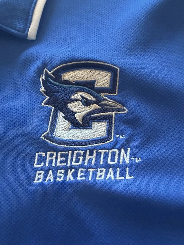 Men's Nike Polo Royal Blue With White Trim and Creighton Logo gallery