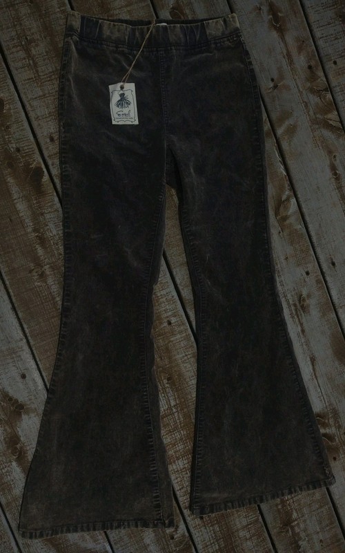 Easel Los Angeles Corduroy Mega Flare Bell Bottom Jeans Size Small