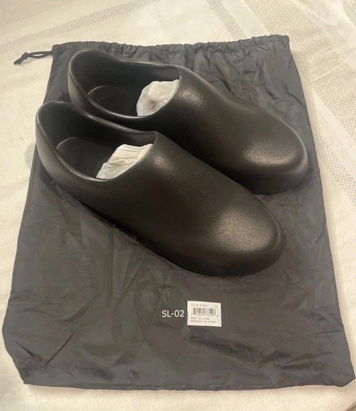 Yeezy Slides Black YS-01 Original Bag As Pictures With Dust Bag -Check Your Size gallery