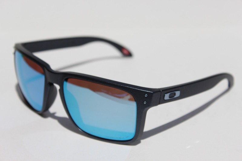OAKLEY Holbrook XL POLARIZED Sunglasses Blue Steel/Prizm Deep Water OO9417-39 gallery
