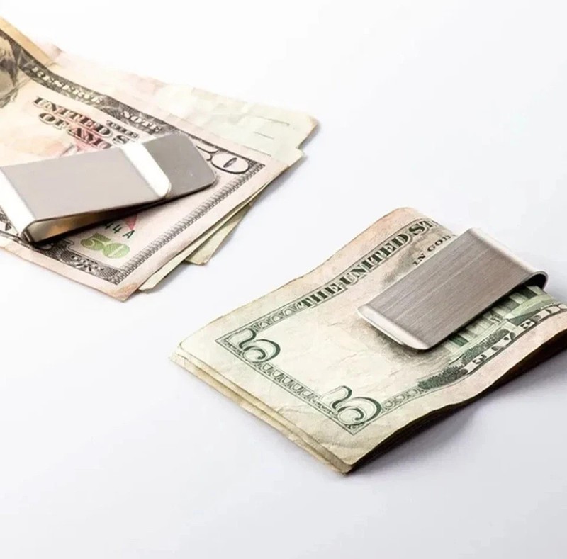 1Pc Stainless Steel Metal Money Clip Creative Banknote Clip Belt Clip Personalit gallery