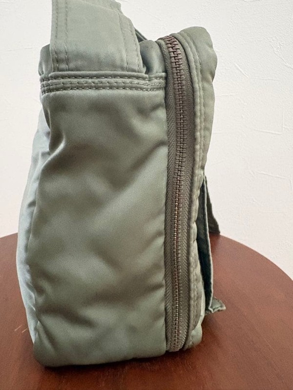 PORTER Yoshida TANKER Shoulder CrossbodyBag sage green Made in Japan Authentic gallery