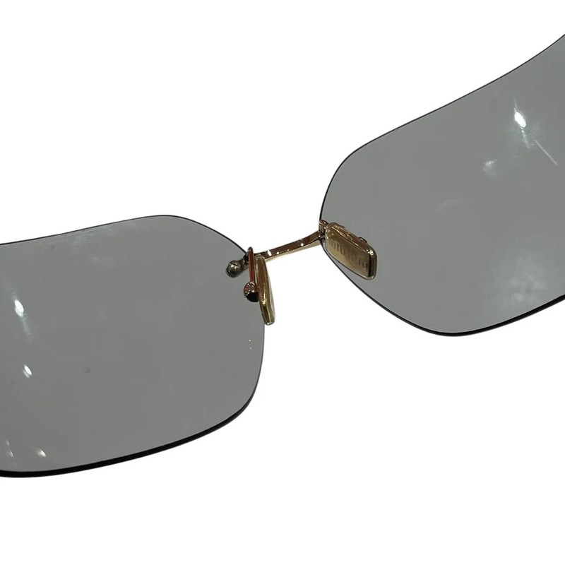 Miu Miu Sunglasses at Dawn MU54YS 5AK06I Gold Used gallery