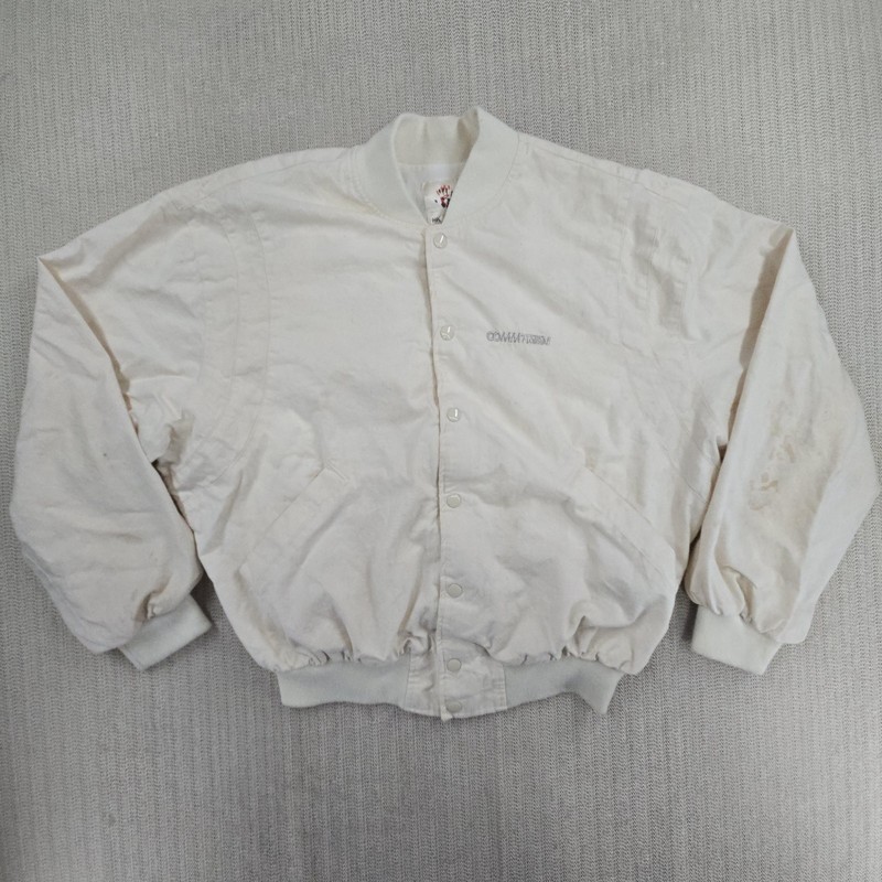 Vintage Paramount 75th Anniversary Jacket Mens XL White High Five Varsity USA