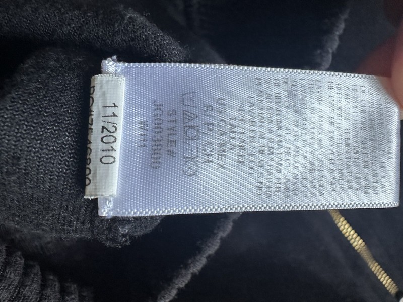 JUICY COUTURE Vintage Y2K Black Velour Hoodie Rhinestone Crest Zipper Womens S gallery
