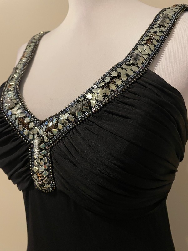 DB STUDIO Womens Long Black Evening Occasion Dress - Sz 2 gallery