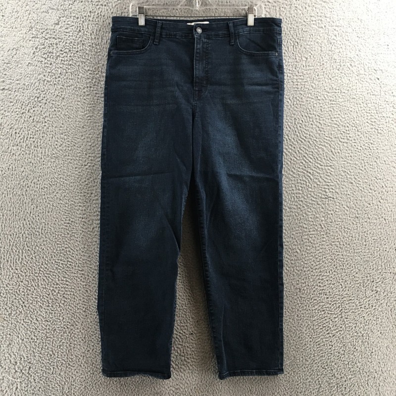 Social Standard by Sanctuary Slim Straight Jeans Womens 16 (actual 36×26.5) Blue