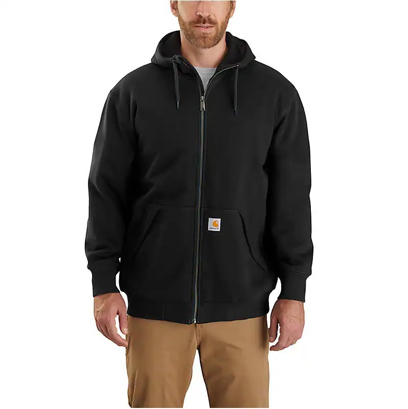 Carhartt Men’s Rain Defender Paxton Heavyweight Hooded Full Zip Sweatshirt NWT