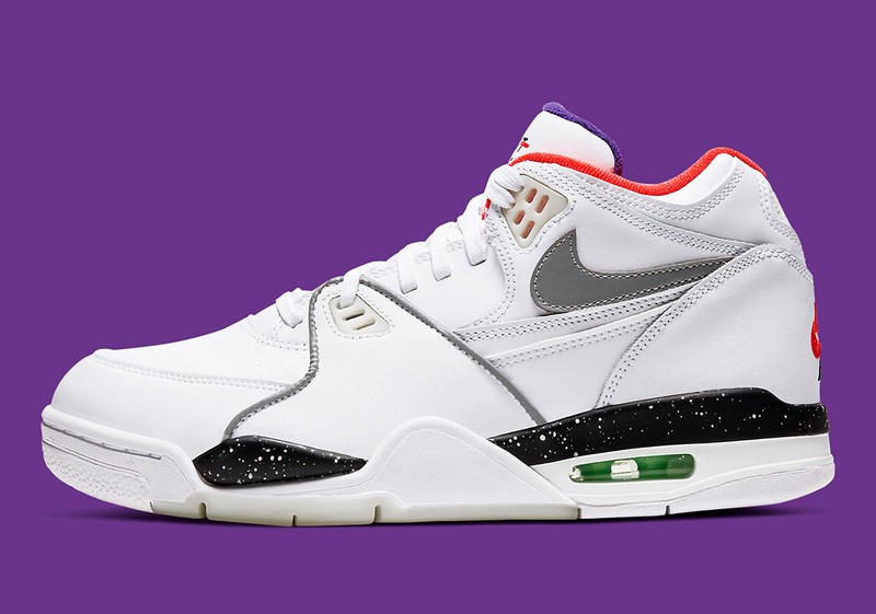 Nike Air Flight 89 Planet Of Hoops White Orange Purple CW2616-101 Men’s Retro