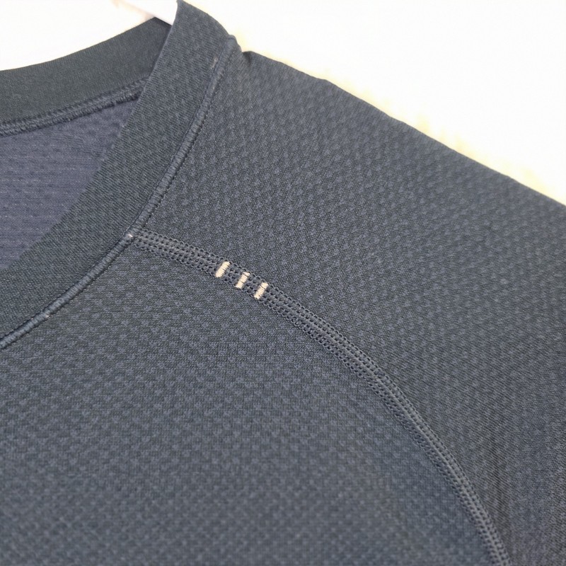 Lululemon Men's SZ M Metal Vent Tech Short Sleeve Mineral Blue *LITTLE HOLE* gallery
